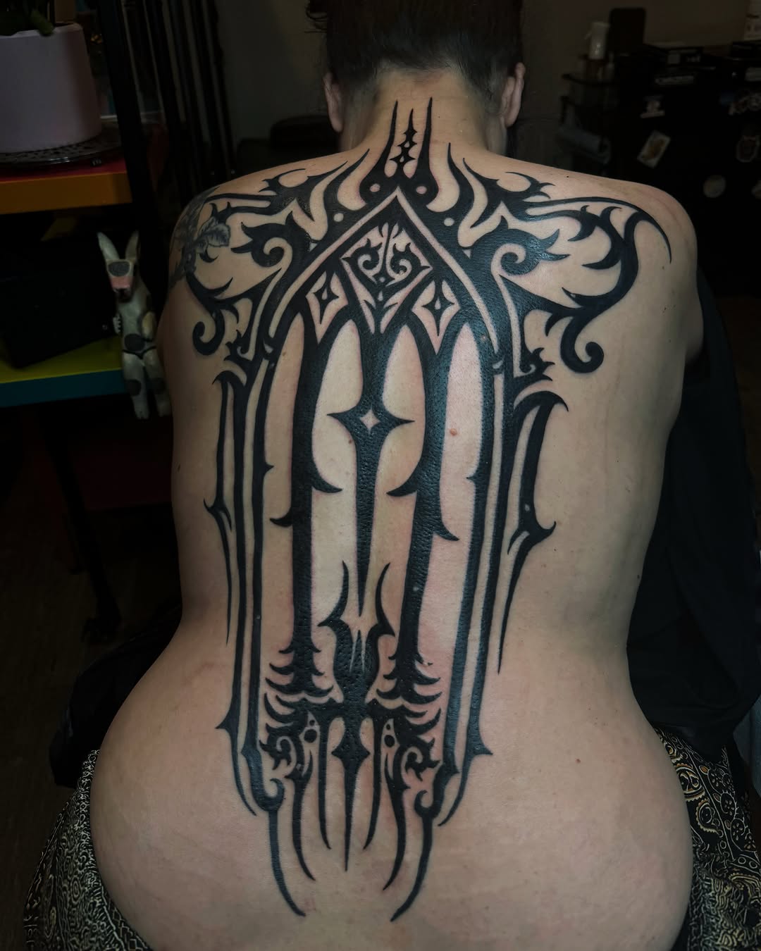 Tattoo by @notsik.inks — blackwork, tribal
