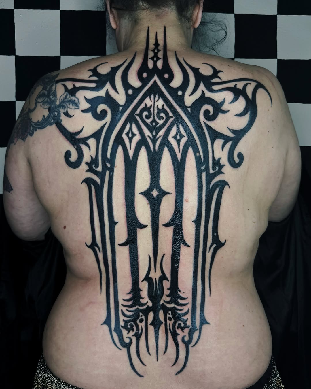 Tattoo by @notsik.inks — blackwork, ornamental