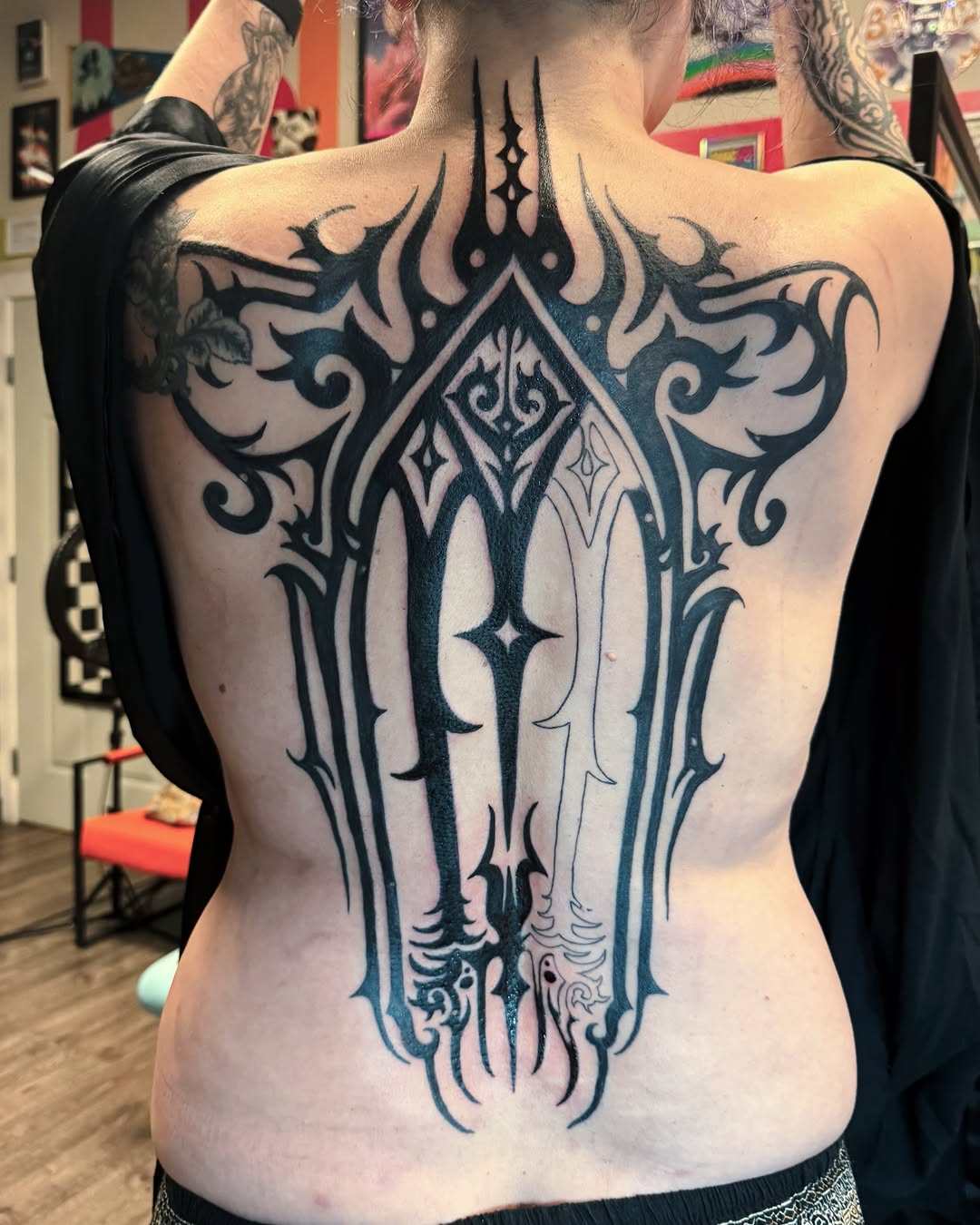 Tattoo by @notsik.inks — blackwork, ornamental
