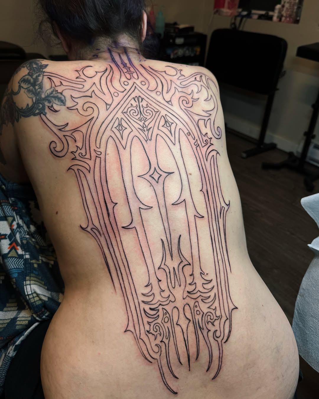 Tattoo by @notsik.inks — ornamental, blackwork