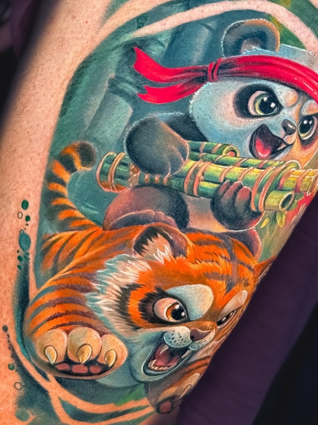 Tattoo by @painterlyfiend โ new_school