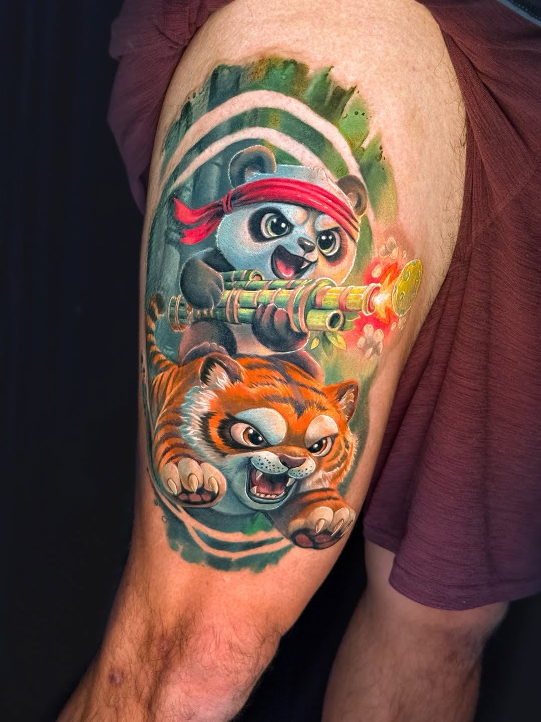 Tattoo by @painterlyfiend โ new_school