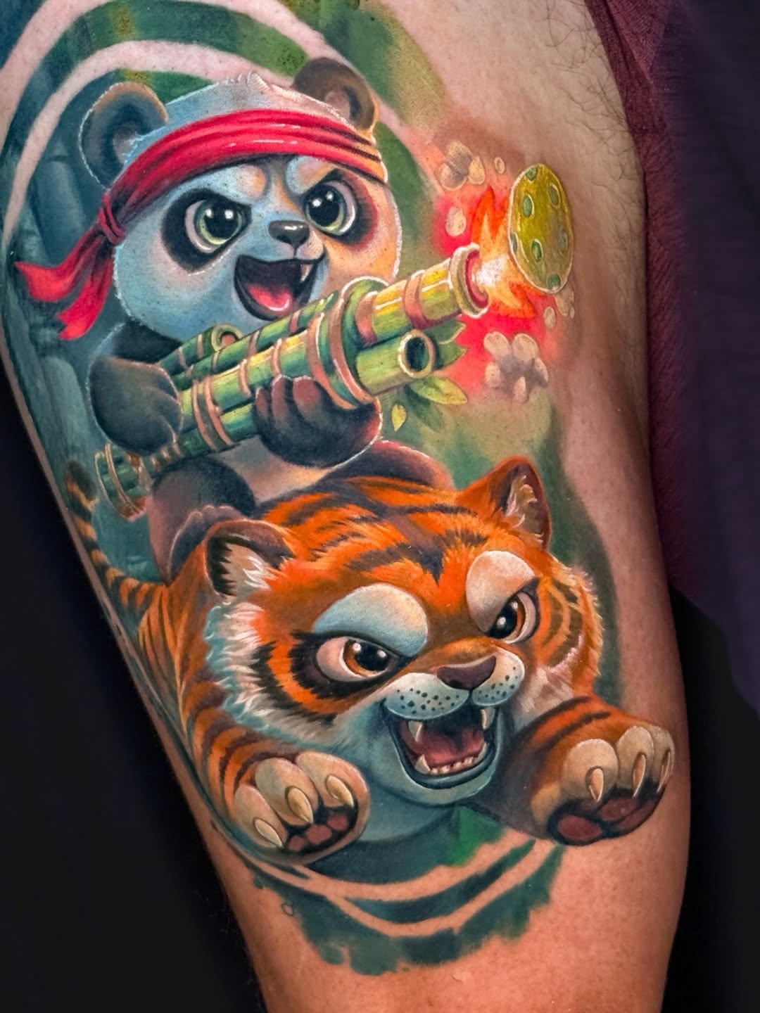 Tattoo by @painterlyfiend โ new_school
