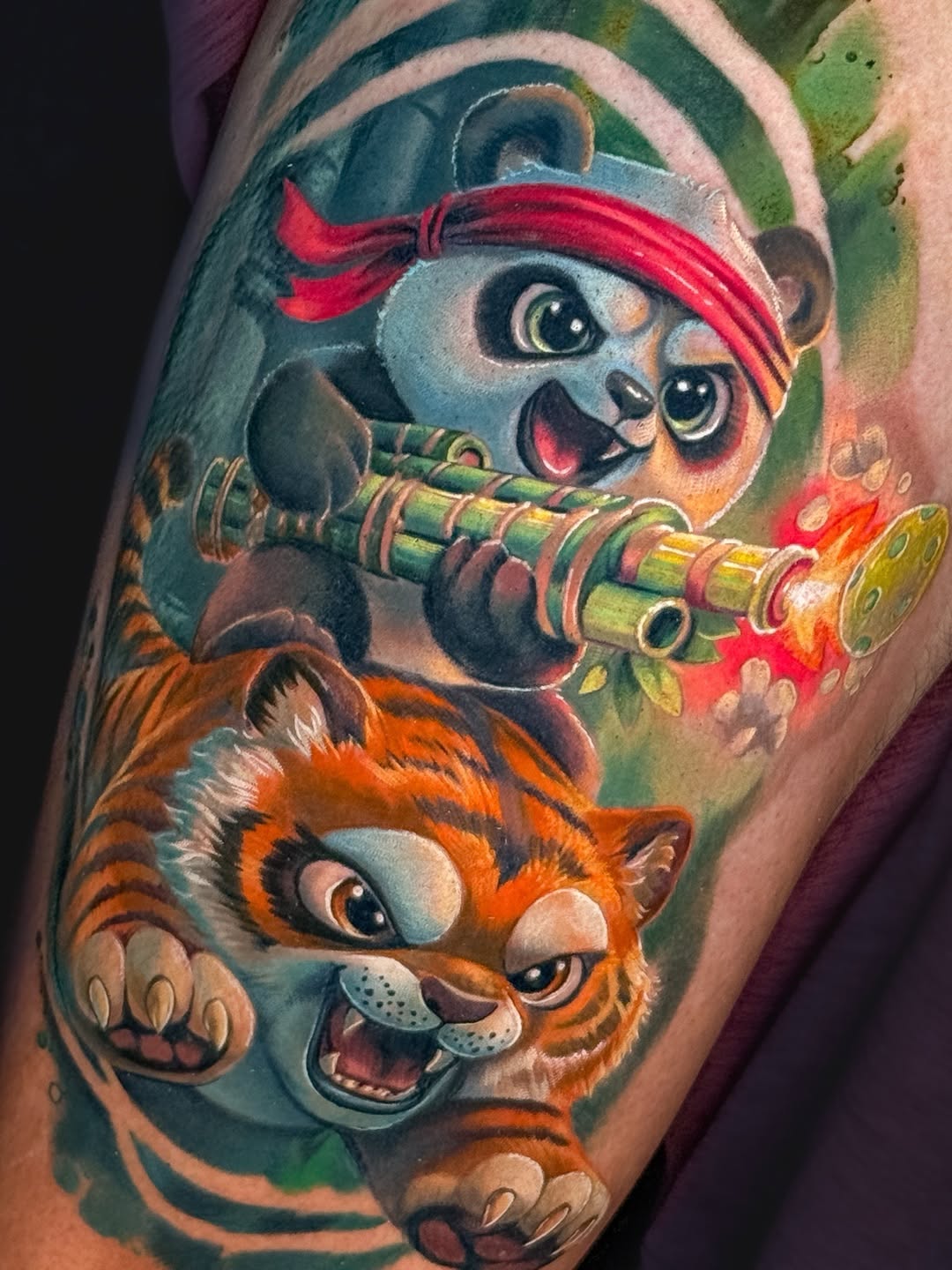 Tattoo by @painterlyfiend โ new_school