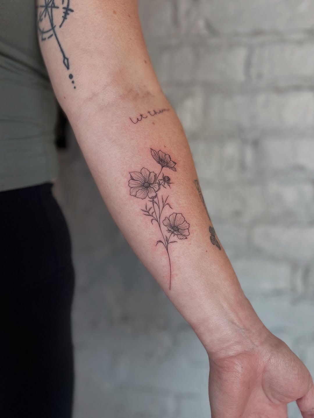 Tattoo by @rubyruby_tattoo — fine_line, lettering_script