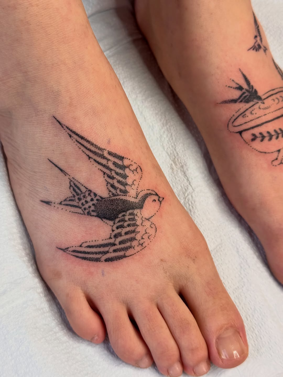 Tattoo by @zap.mommy — dotwork, fine_line
