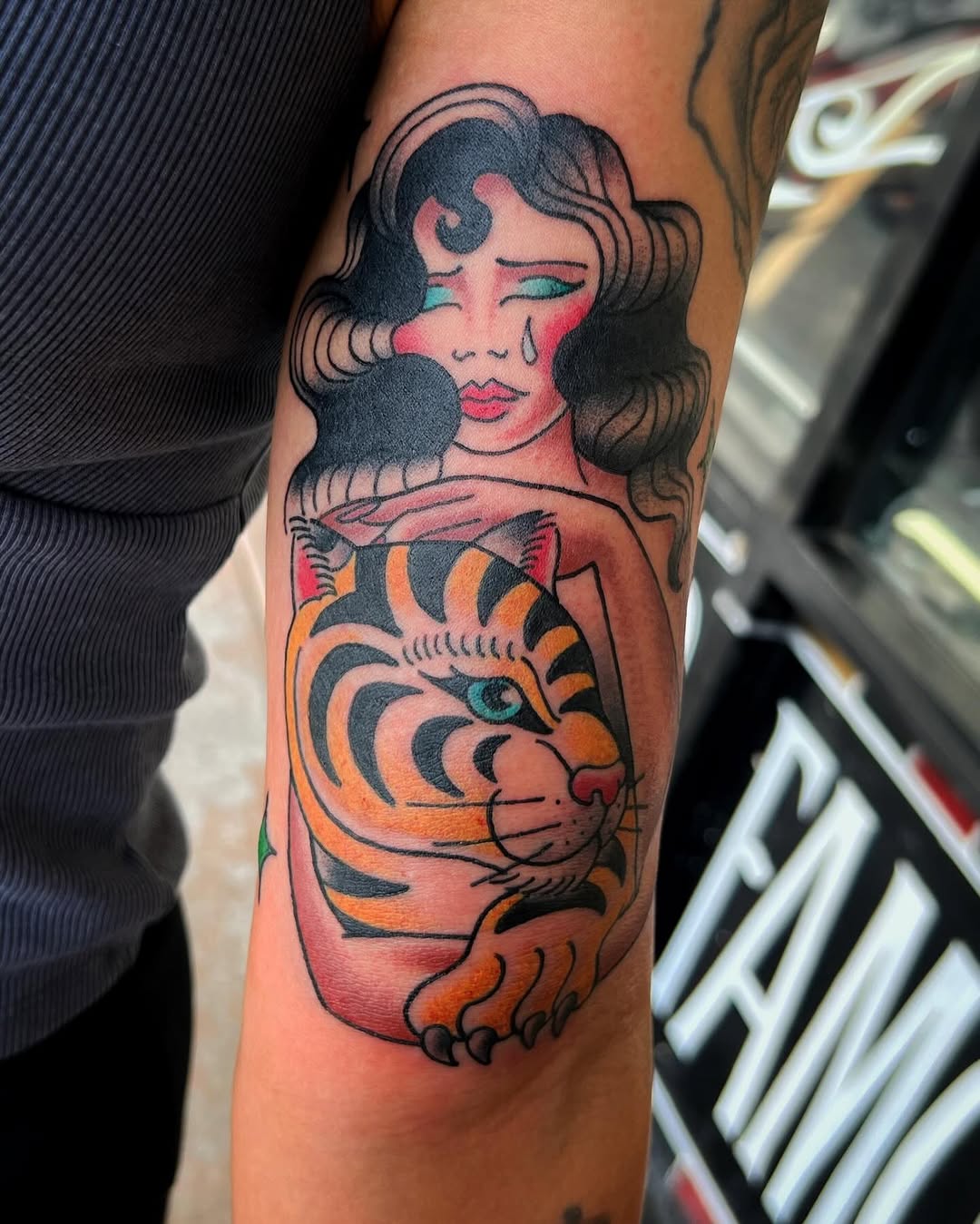 Tattoo by @sloanxkettering — american_traditional, illustrative