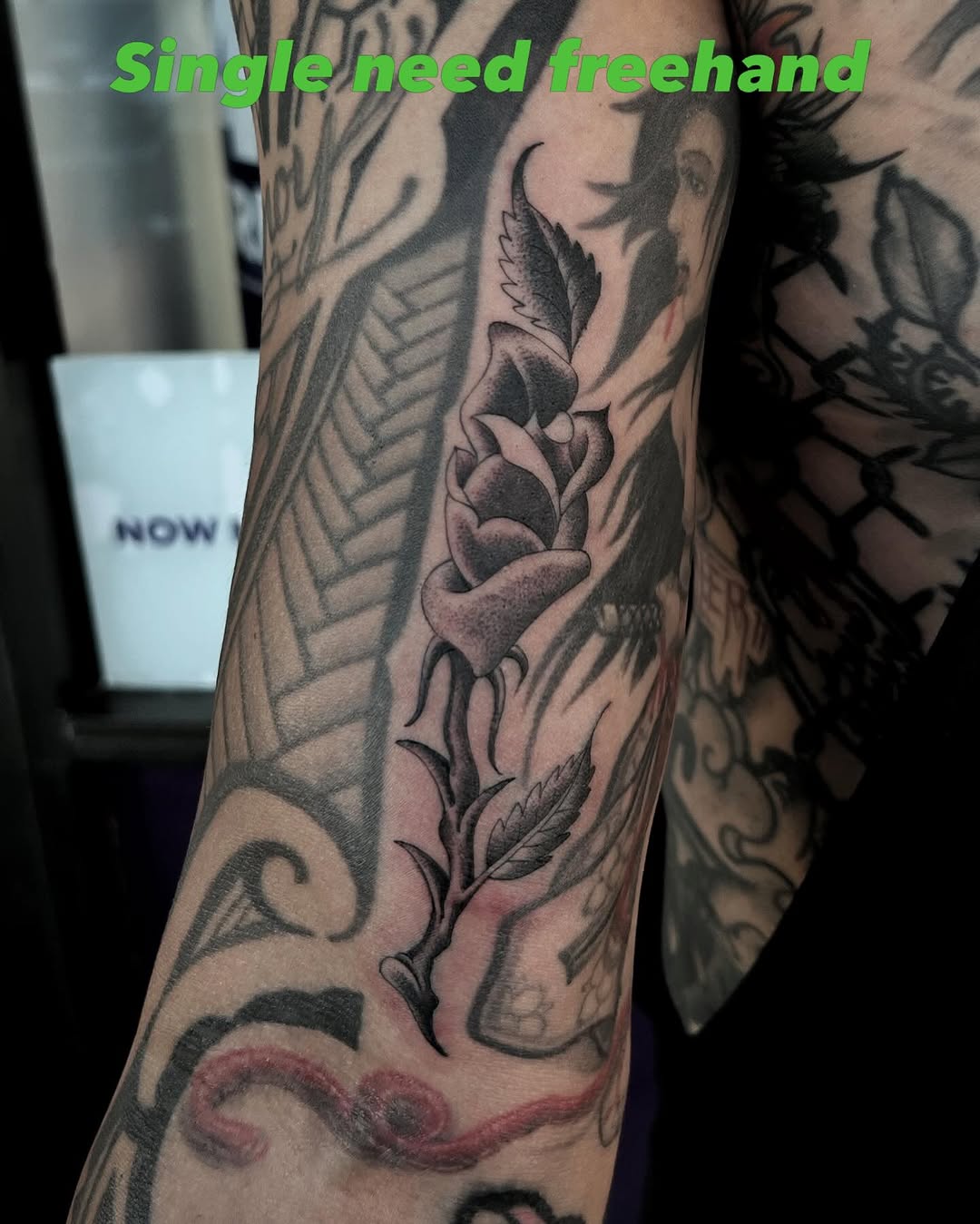 Tattoo by @sloanxkettering — fine_line, black_and_grey