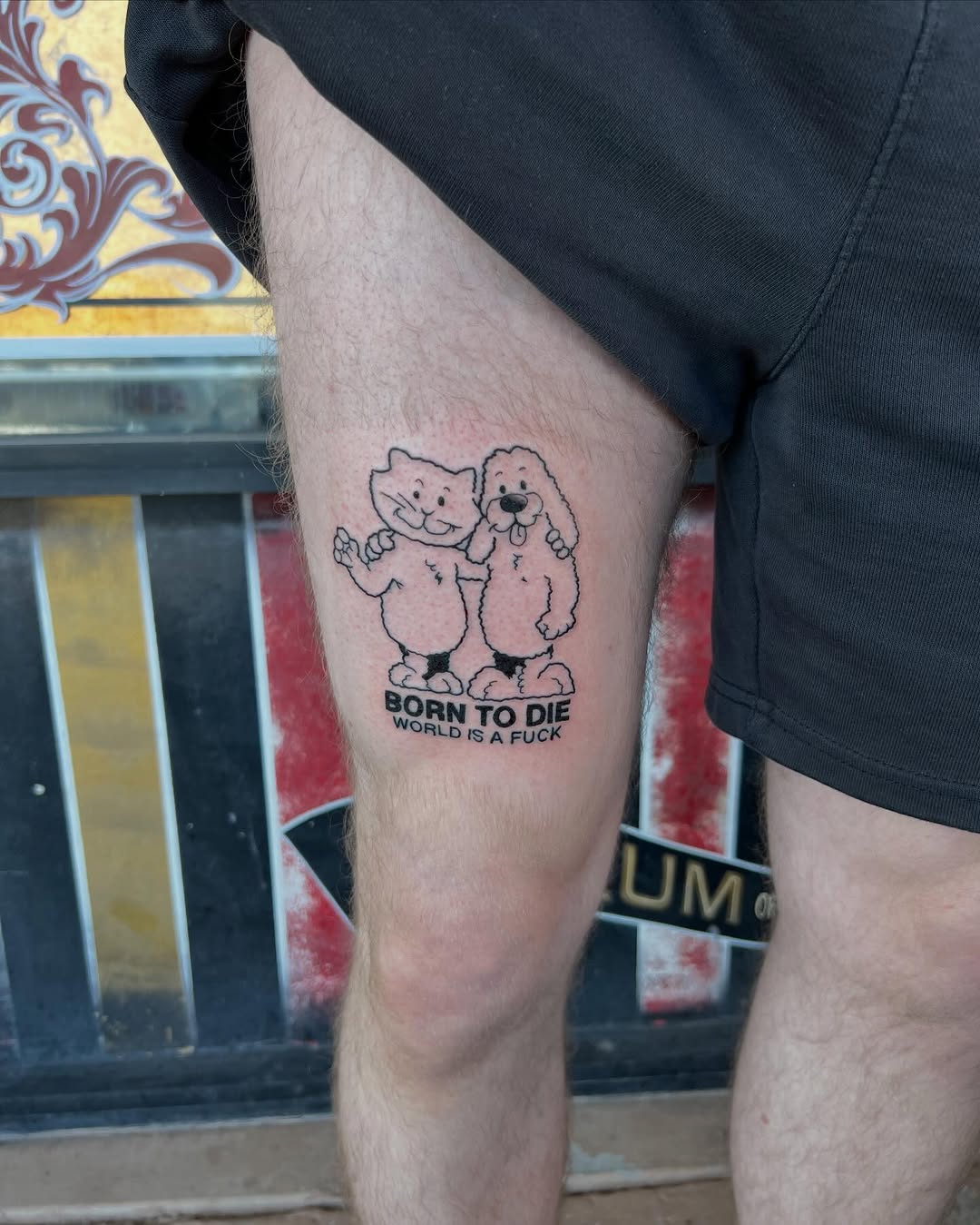 Tattoo by @sloanxkettering — illustrative, lettering_script