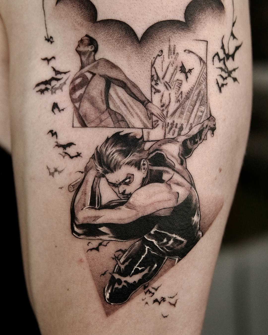Tattoo by @oori_tattoo — realism, black_and_grey