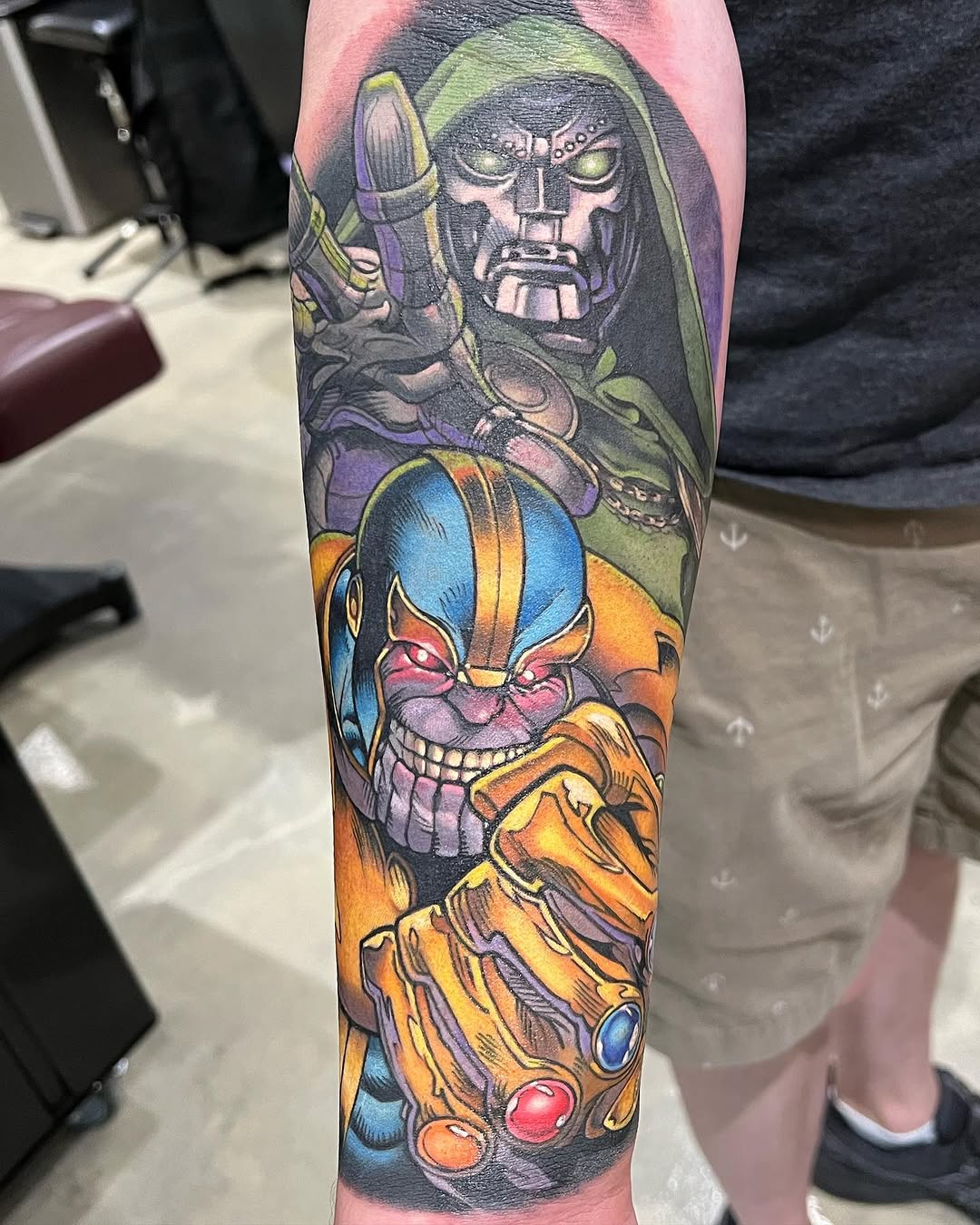 Tattoo by @sausagekingtattoos — anime, realism