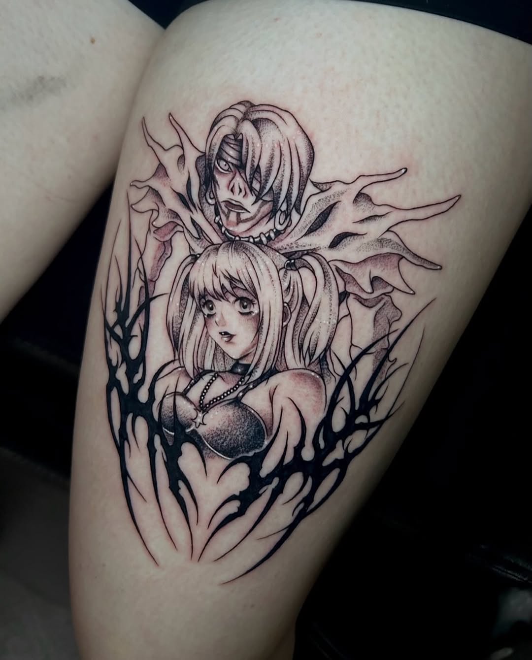 Tattoo by @heav3ntatts — anime