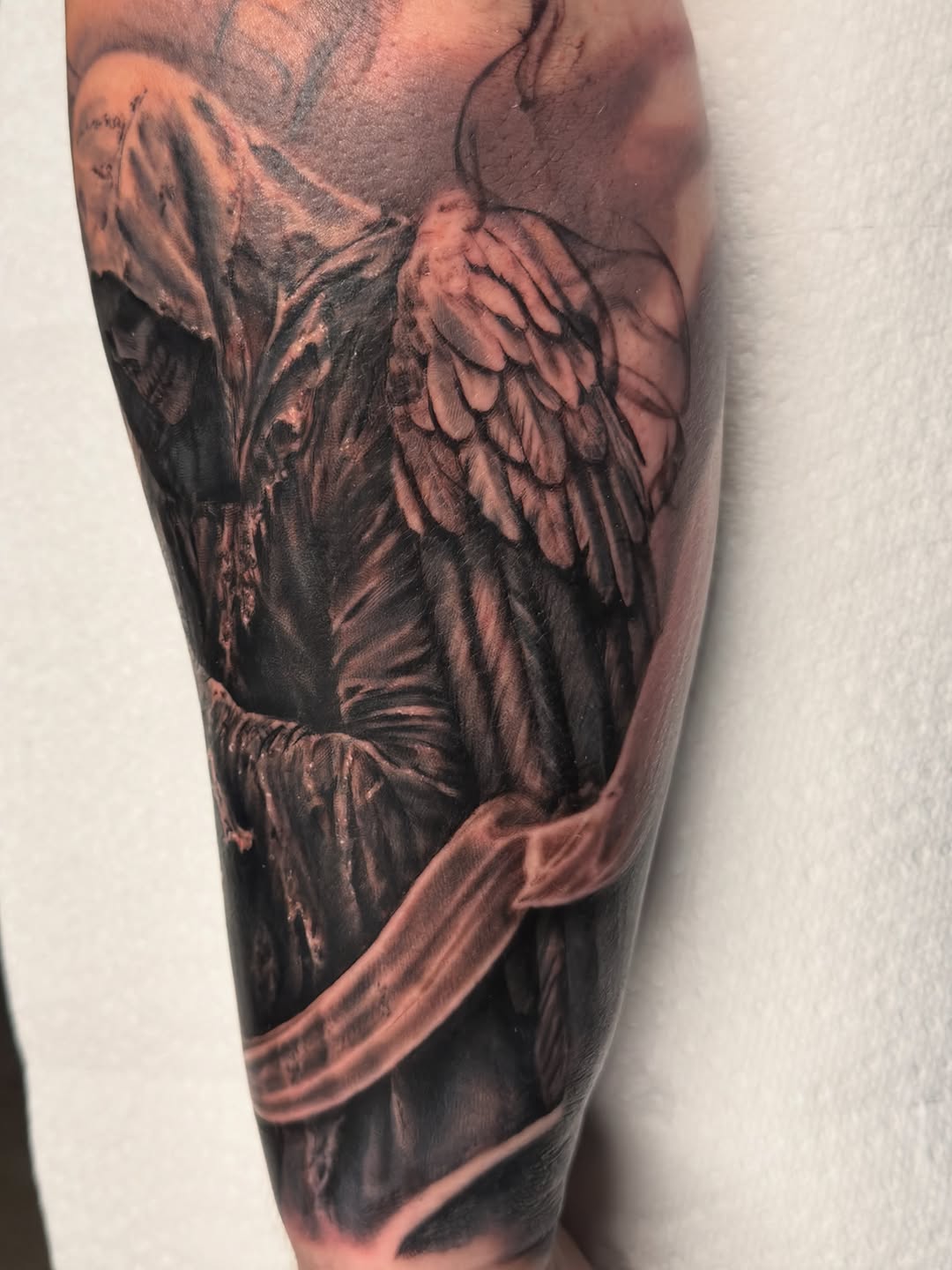 Tattoo by @justinhaytattoos โ realism, dark_realism