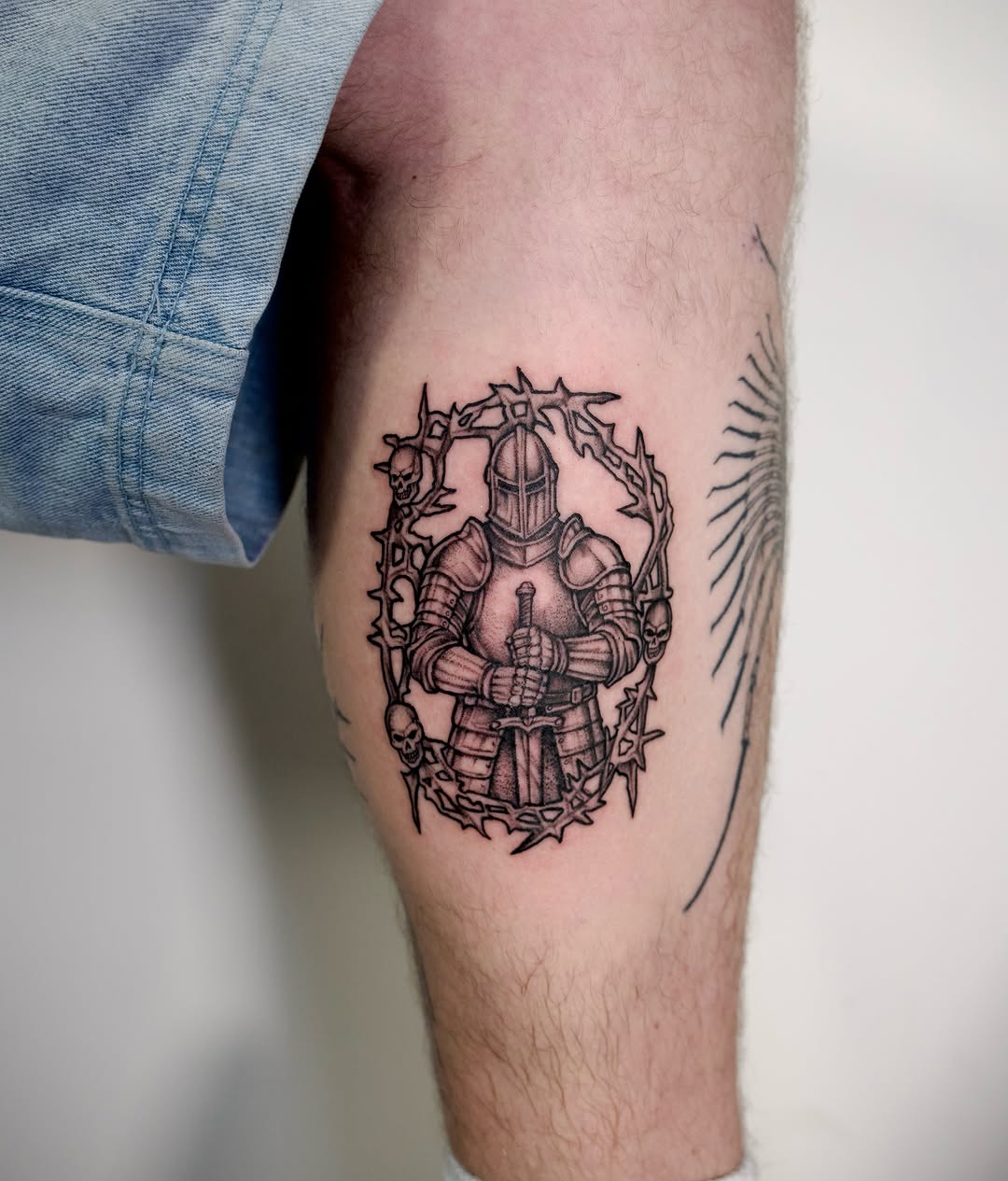 Tattoo by @lovechasetattoo — black_and_grey