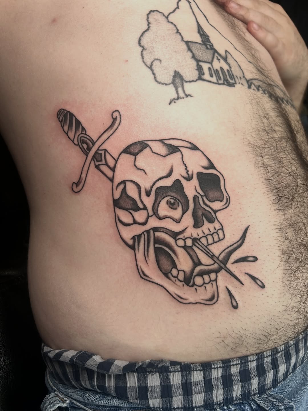 Tattoo by @dylanjamestattooer — american_traditional, illustrative