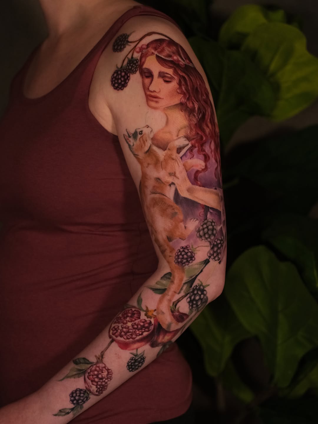 Tattoo by @alexus.inks โ realism, illustrative