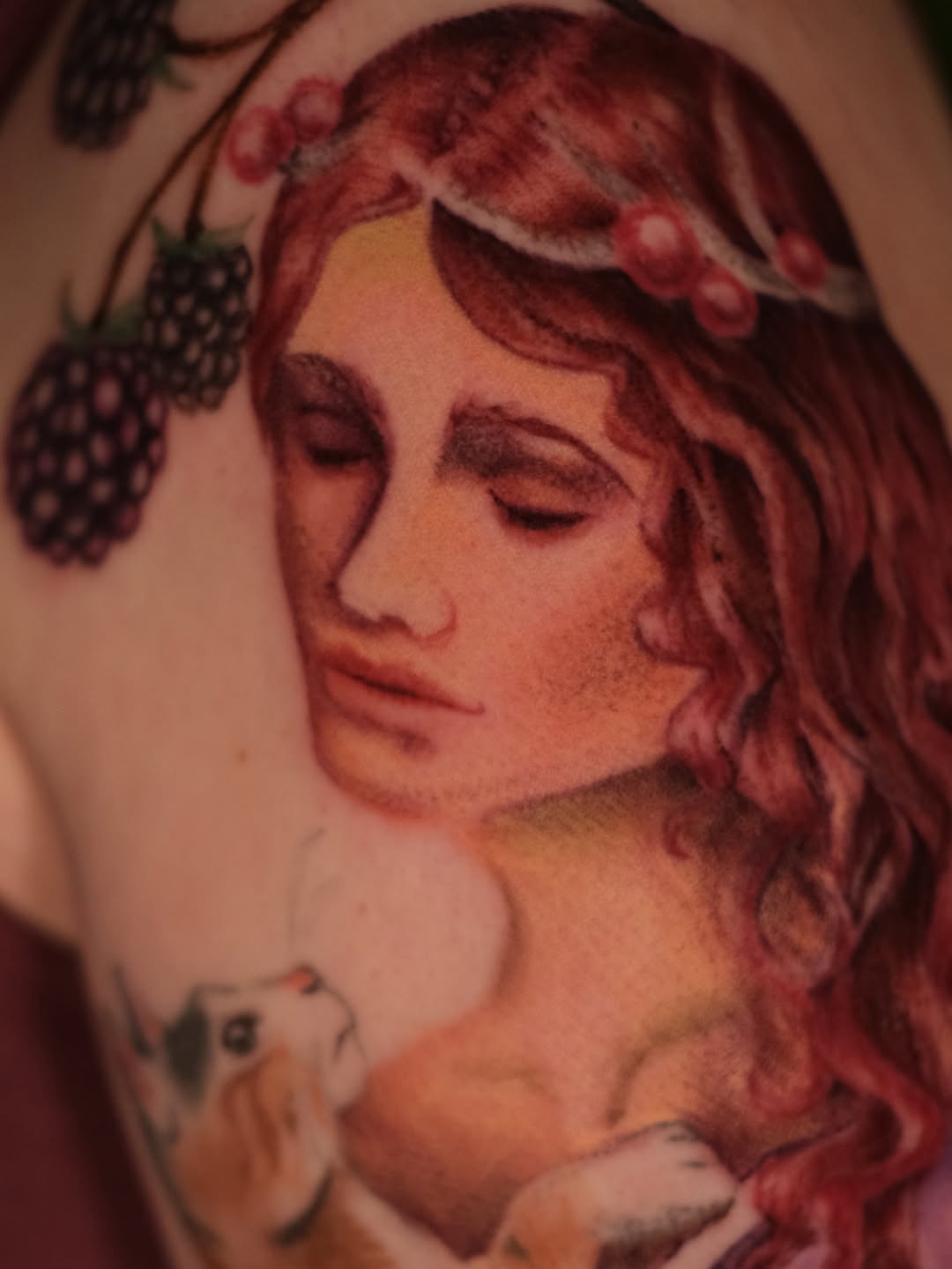 Tattoo by @alexus.inks โ realism, illustrative