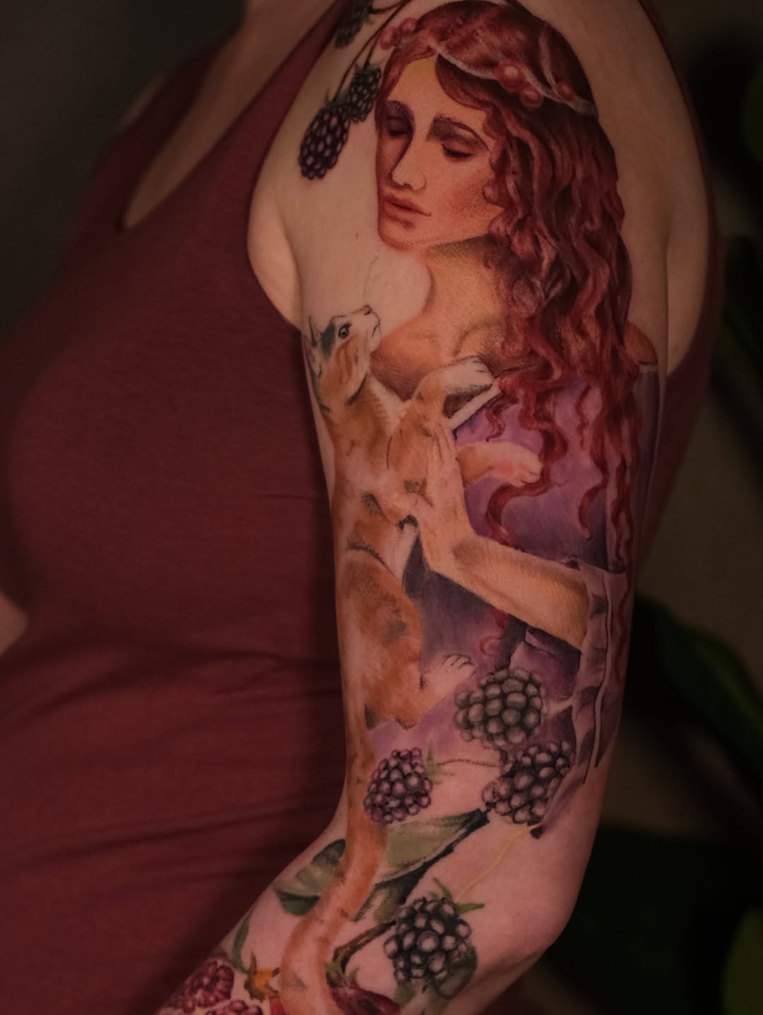 Tattoo by @alexus.inks โ realism, illustrative