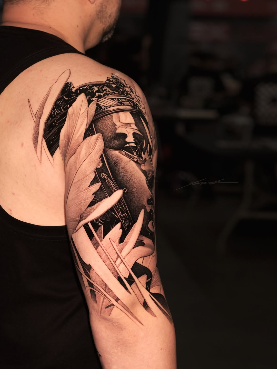Tattoo by @sebaztian_maranta — black_and_grey, realism