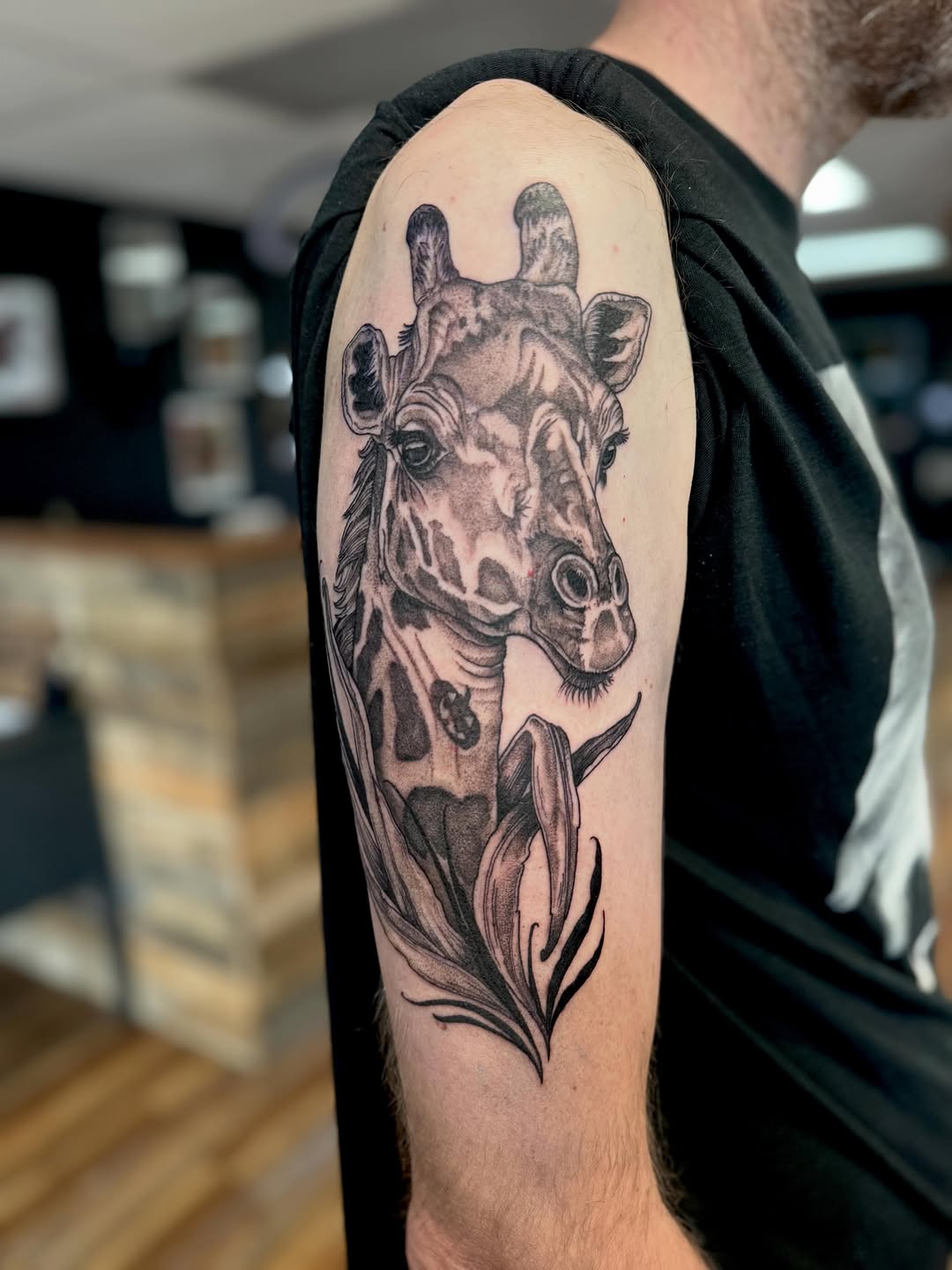 Tattoo by @katiestacytattoo — realism, black_and_grey