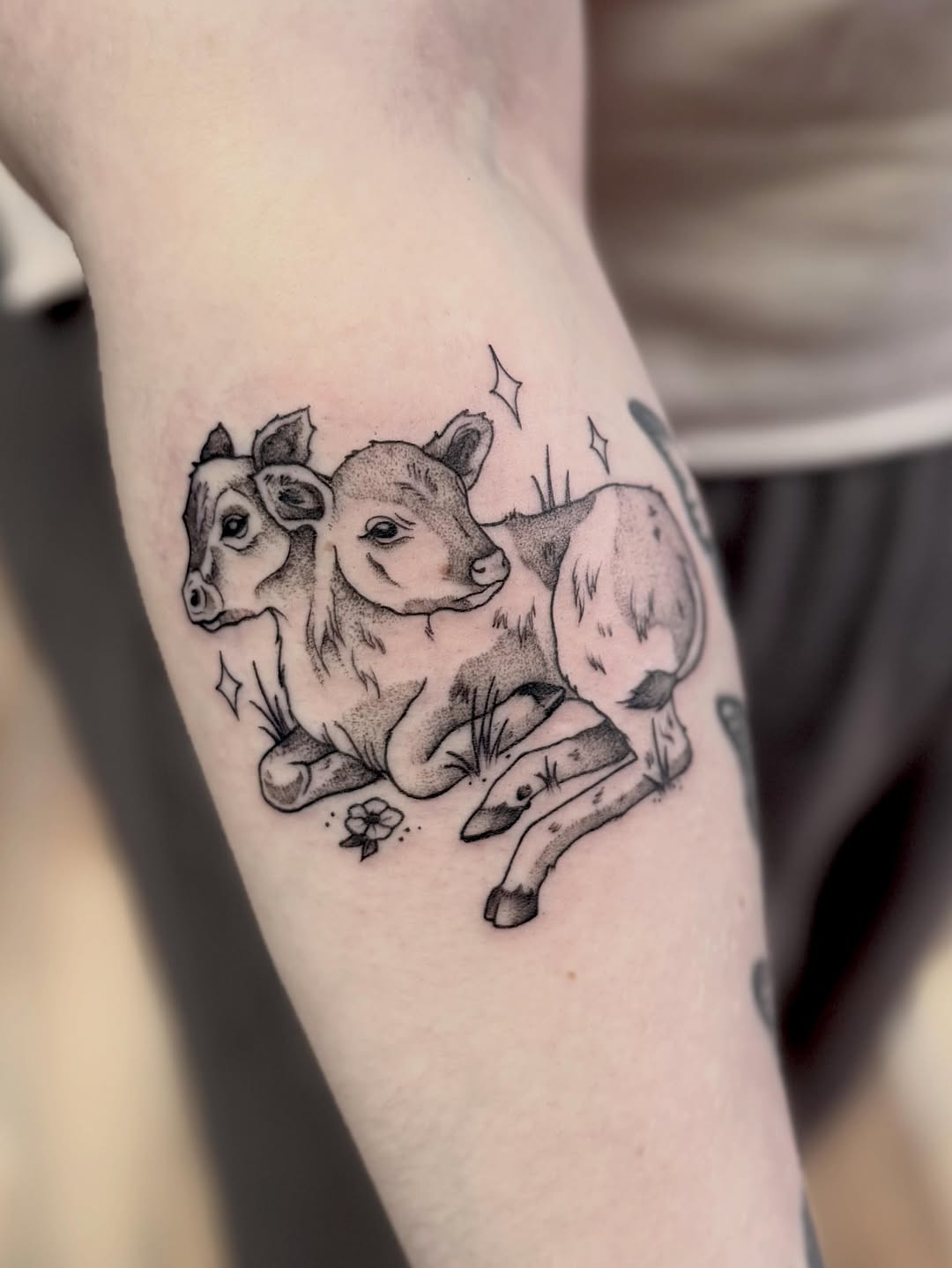Tattoo by @katiestacytattoo — black_and_grey