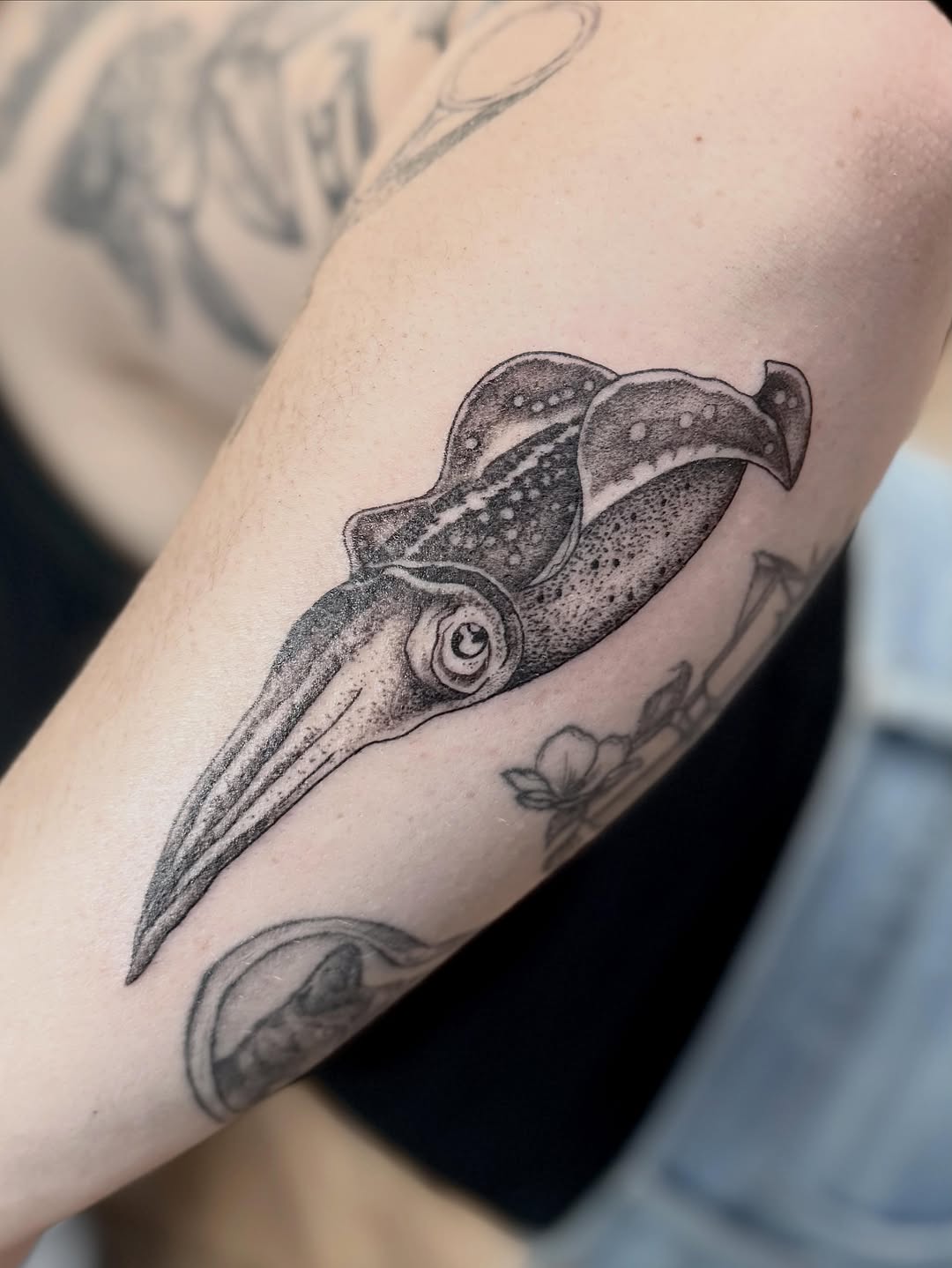 Tattoo by @katiestacytattoo — dotwork