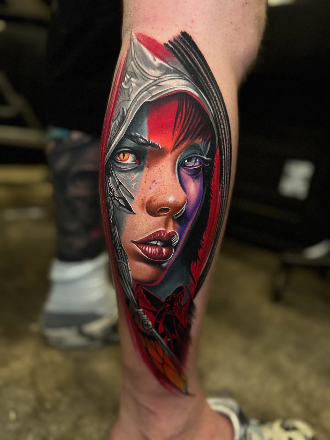 Tattoo by @gallant_tattoos — realism, dark_realism