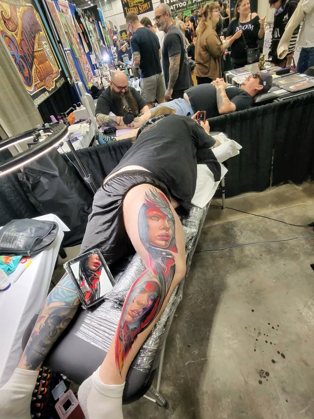 Tattoo by @gallant_tattoos — realism, trash_polka