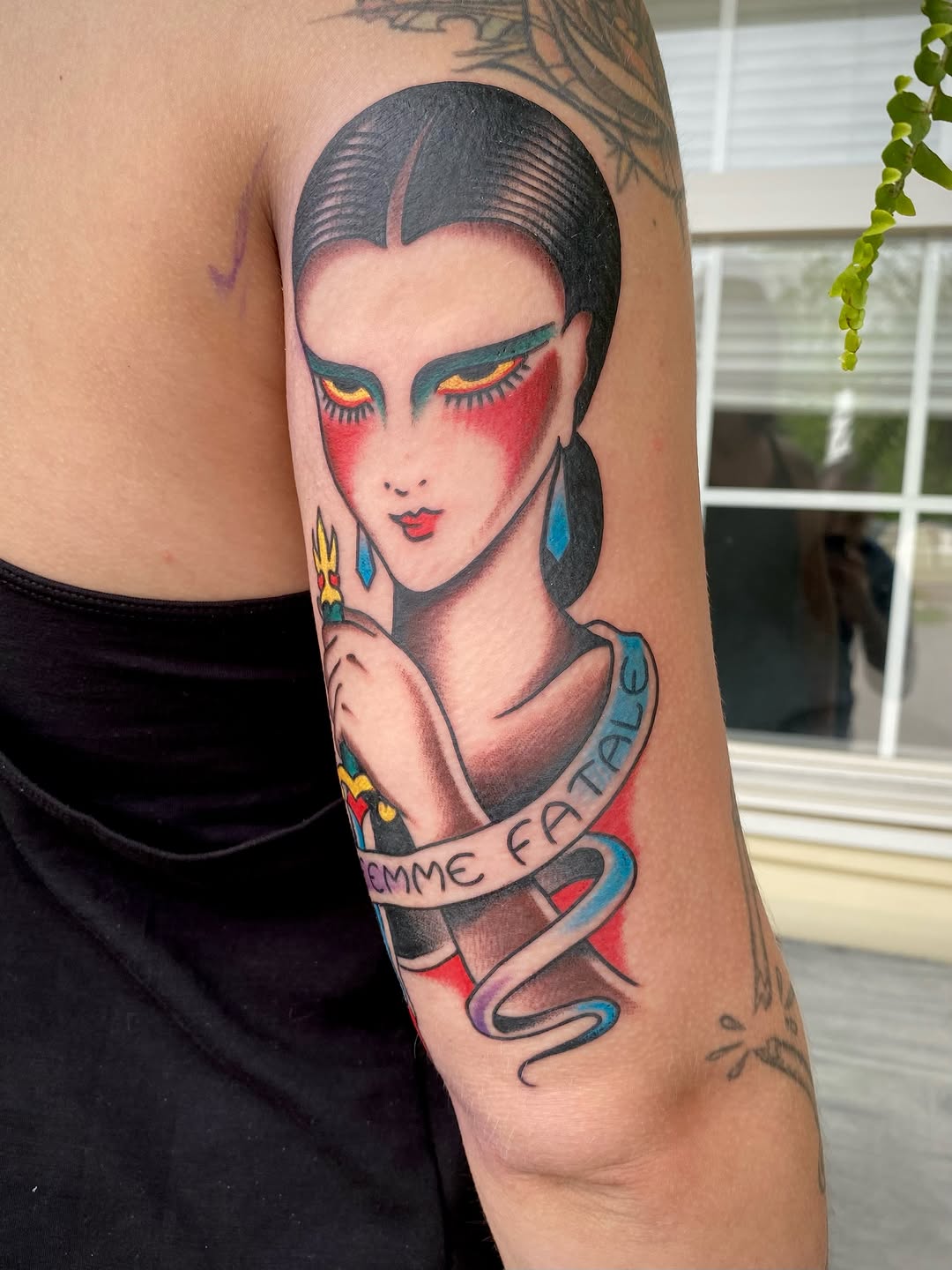 Tattoo by @painless_jack — neo_traditional, lettering_script