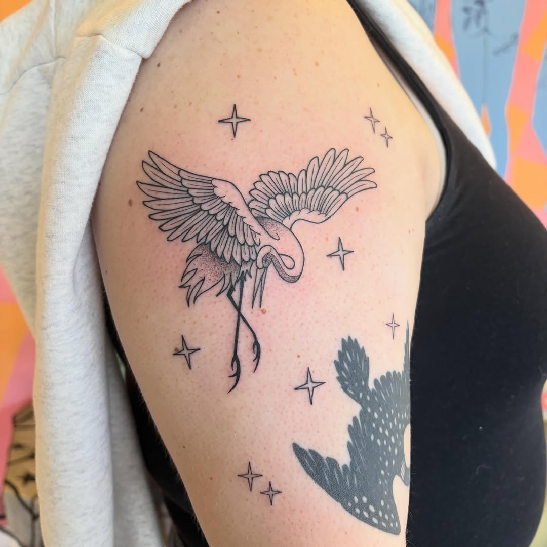 Tattoo by @alliemoontattoo — fine_line, dotwork
