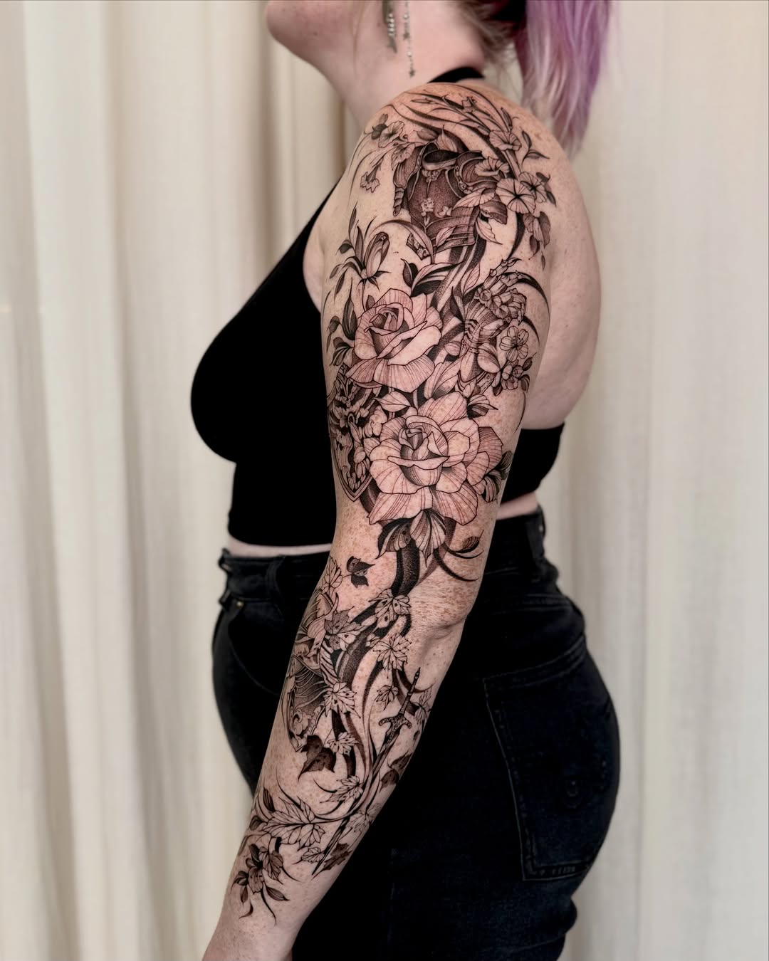 Tattoo by @aarchitattoo — black_and_grey, realism