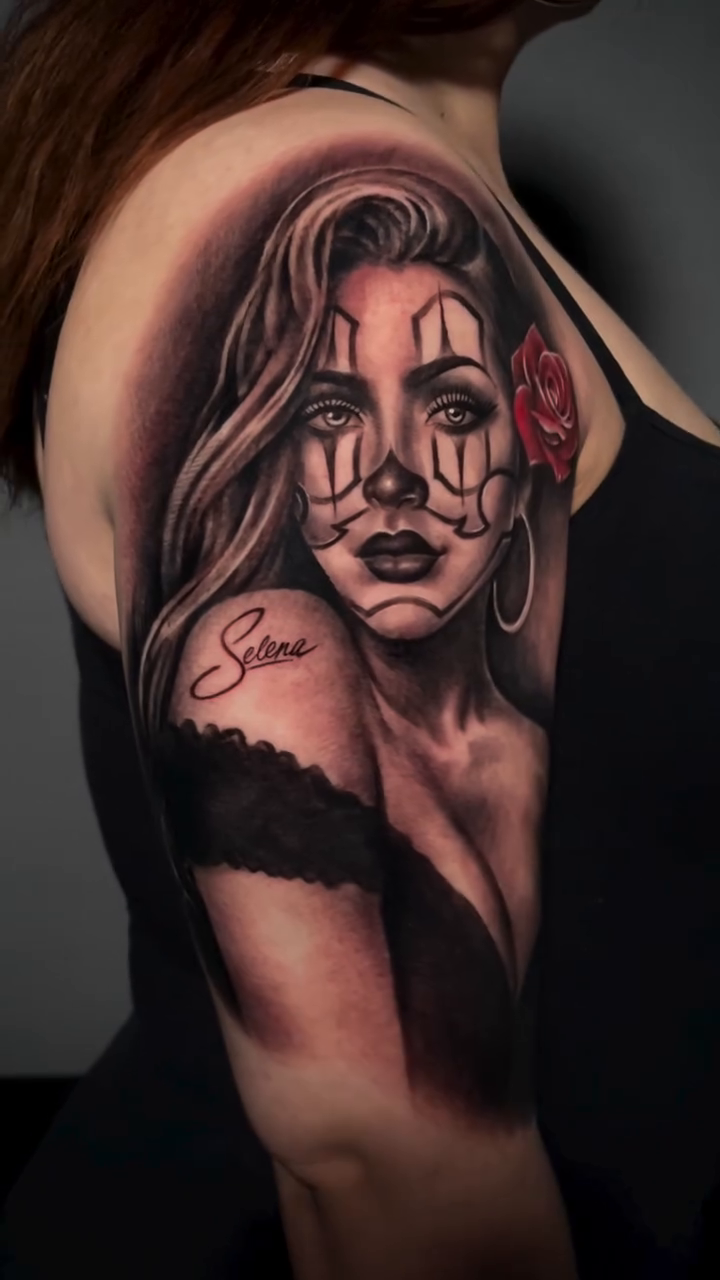 Tattoo by @yely_tattoo — chicano, realism