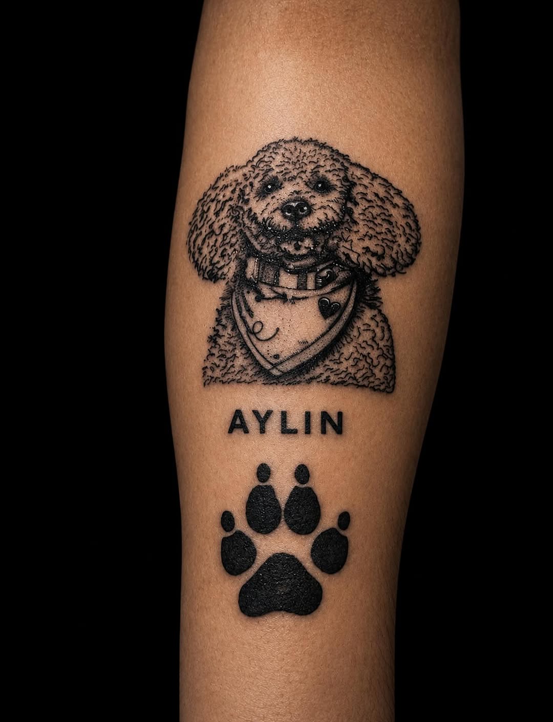 Tattoo by @inkbymontero — blackwork