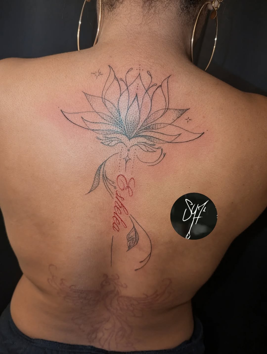 Tattoo by @sy7.tattoos — fine_line, lettering_script