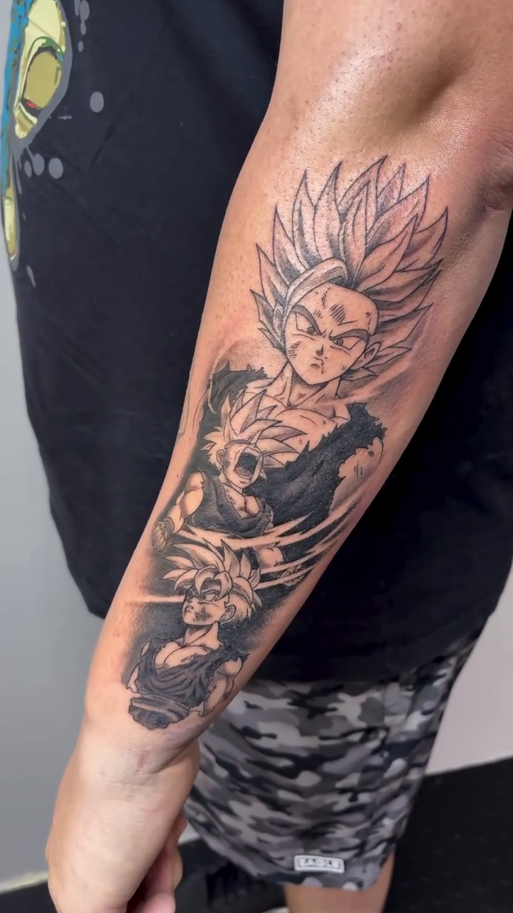 Tattoo by @artbyaimeedaniels — anime