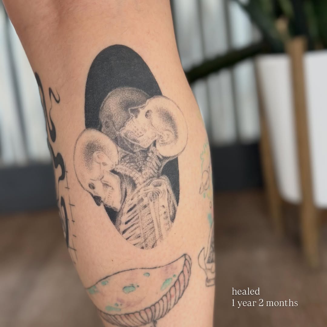 Tattoo by @scaktats โ dotwork