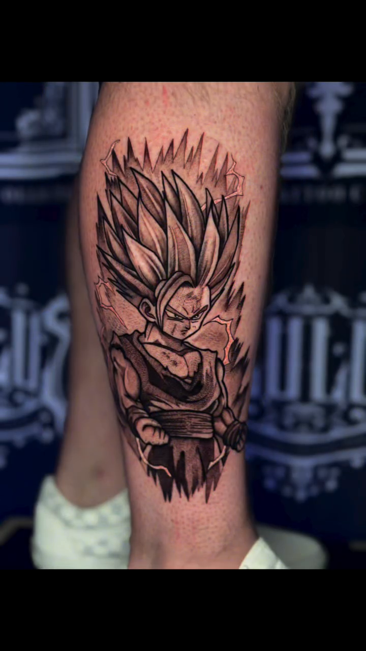 Tattoo by @goose_tattoos — anime