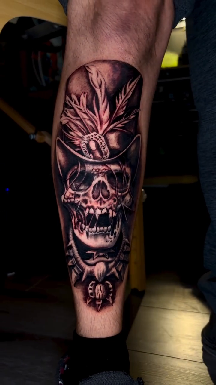 Tattoo by @deviousink1 โ realism, black_and_grey