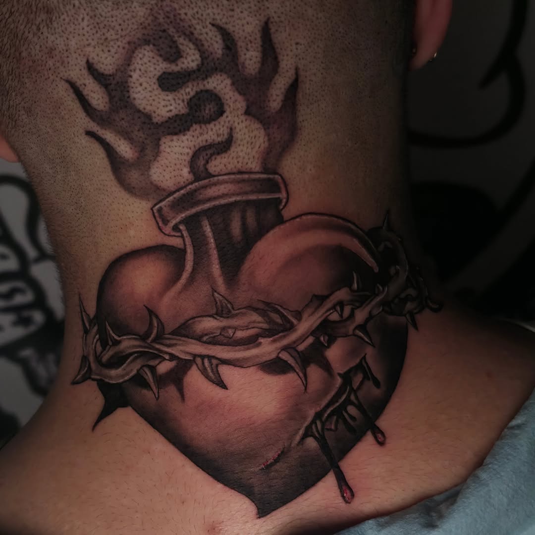 Tattoo by @moosetatts — black_and_grey, realism