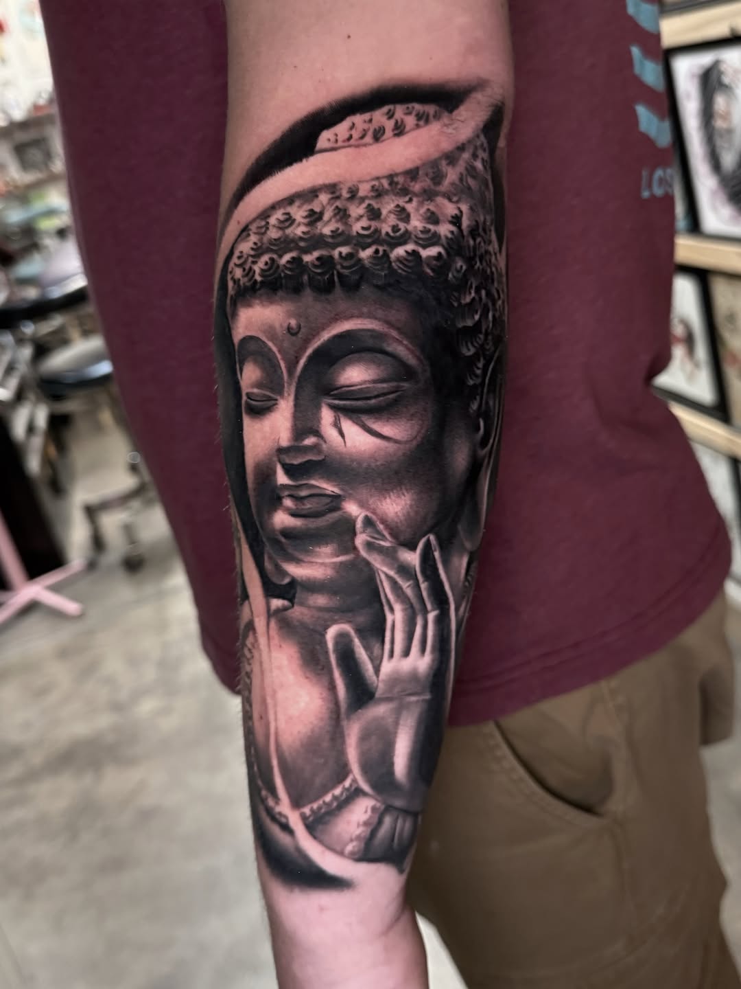 Tattoo by @mattoo33 โ realism, black_and_grey