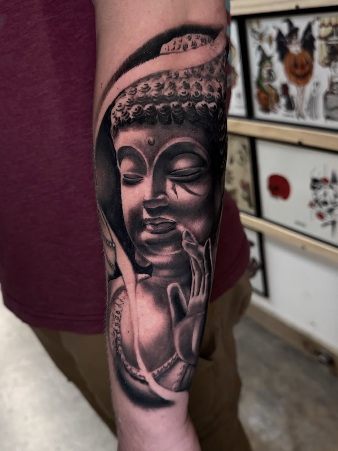 Tattoo by @mattoo33 โ realism, black_and_grey