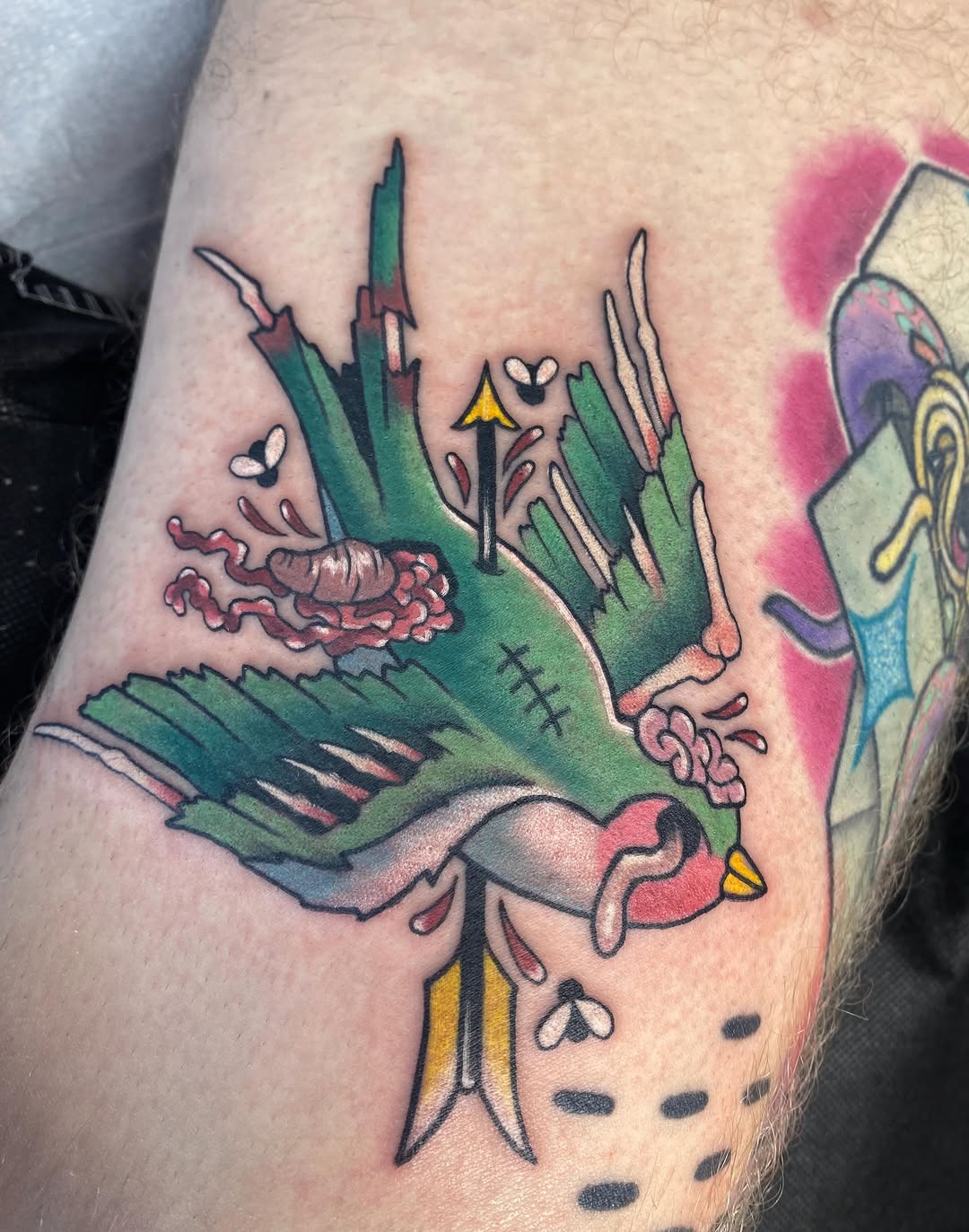 Tattoo by @unicornglitterblaster โ american_traditional, new_school