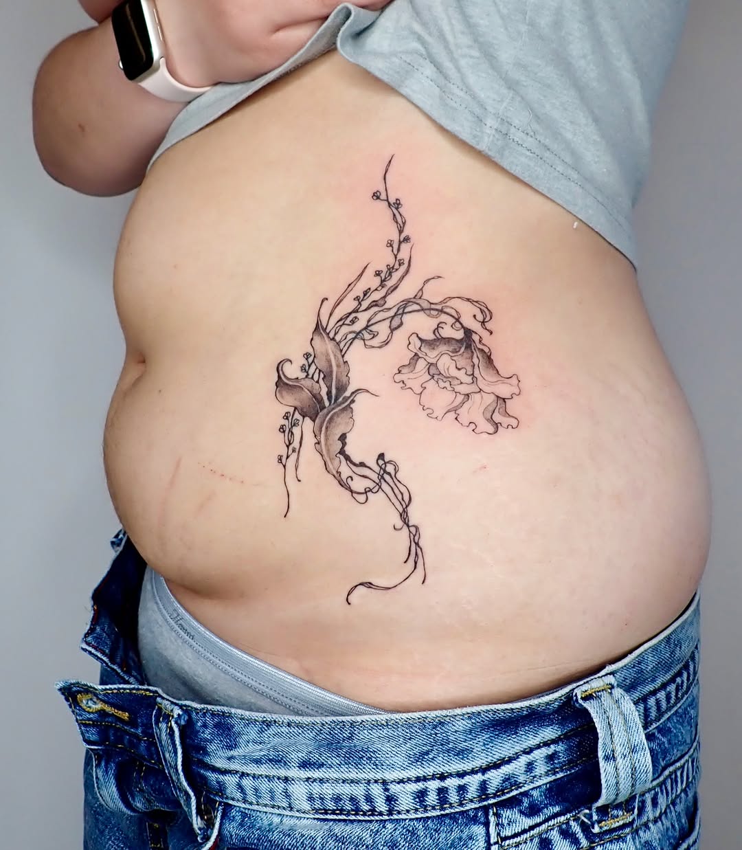 Tattoo by @growthriing โ fine_line
