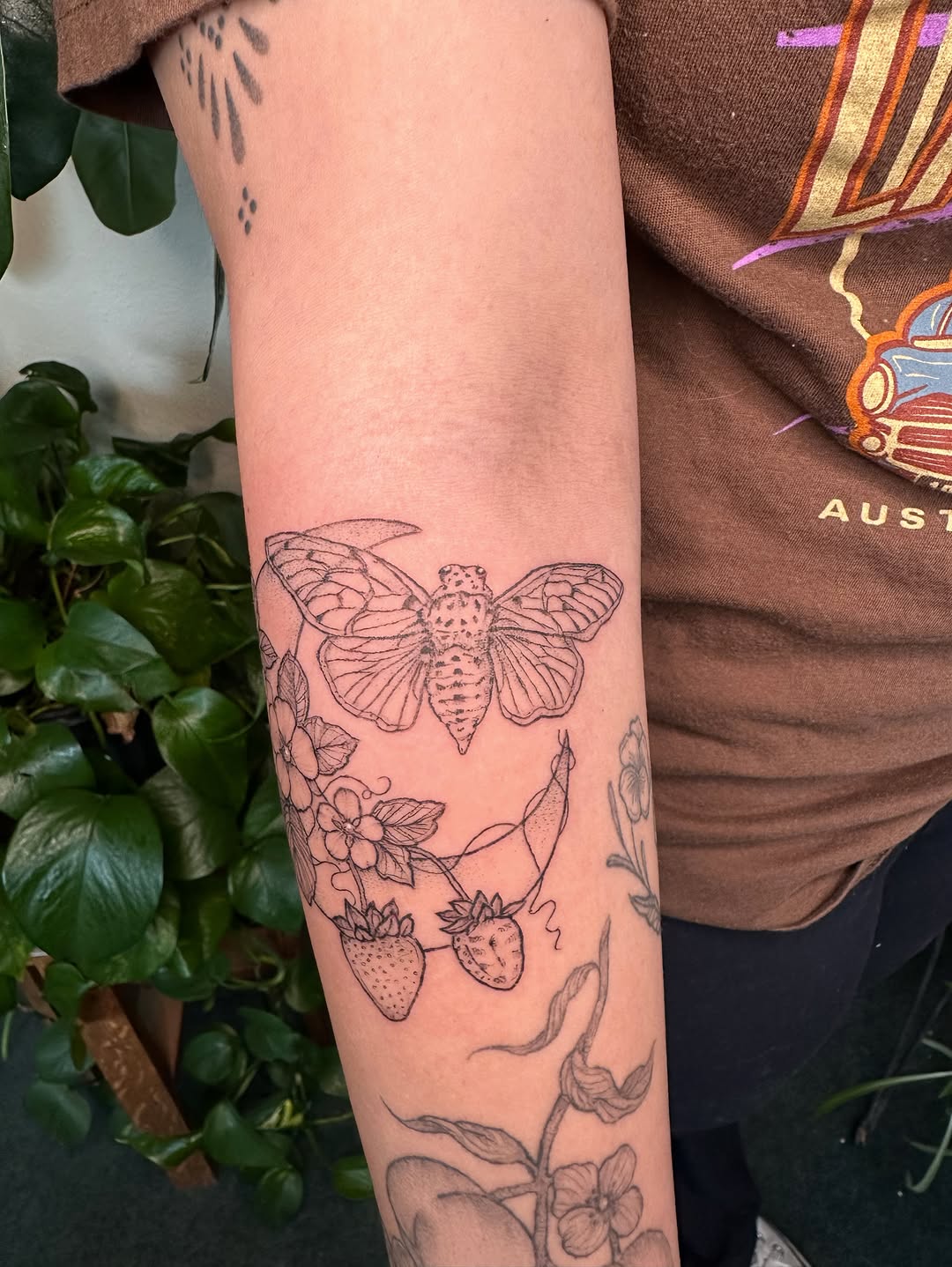 Tattoo by @folkandfernink โ fine_line