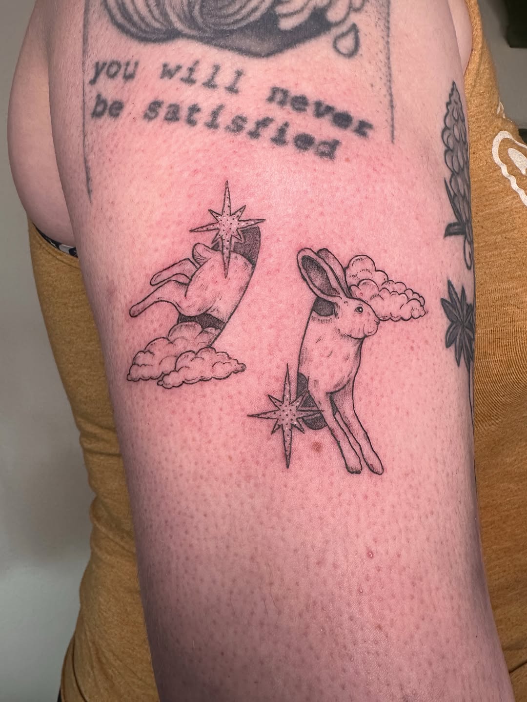 Tattoo by @folkandfernink โ black_and_grey