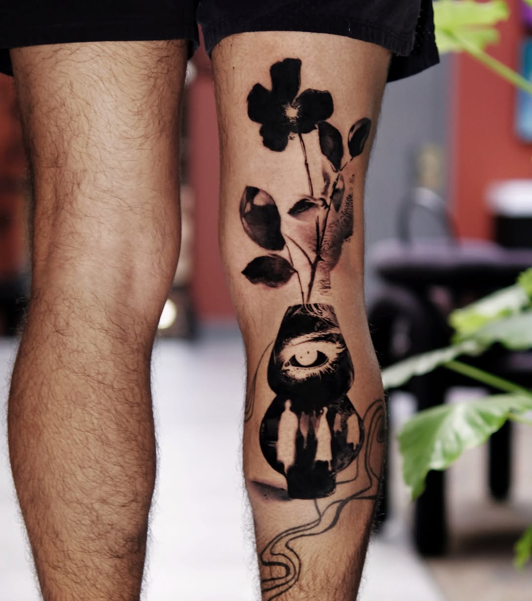 Tattoo by @maksim_patrick — blackwork
