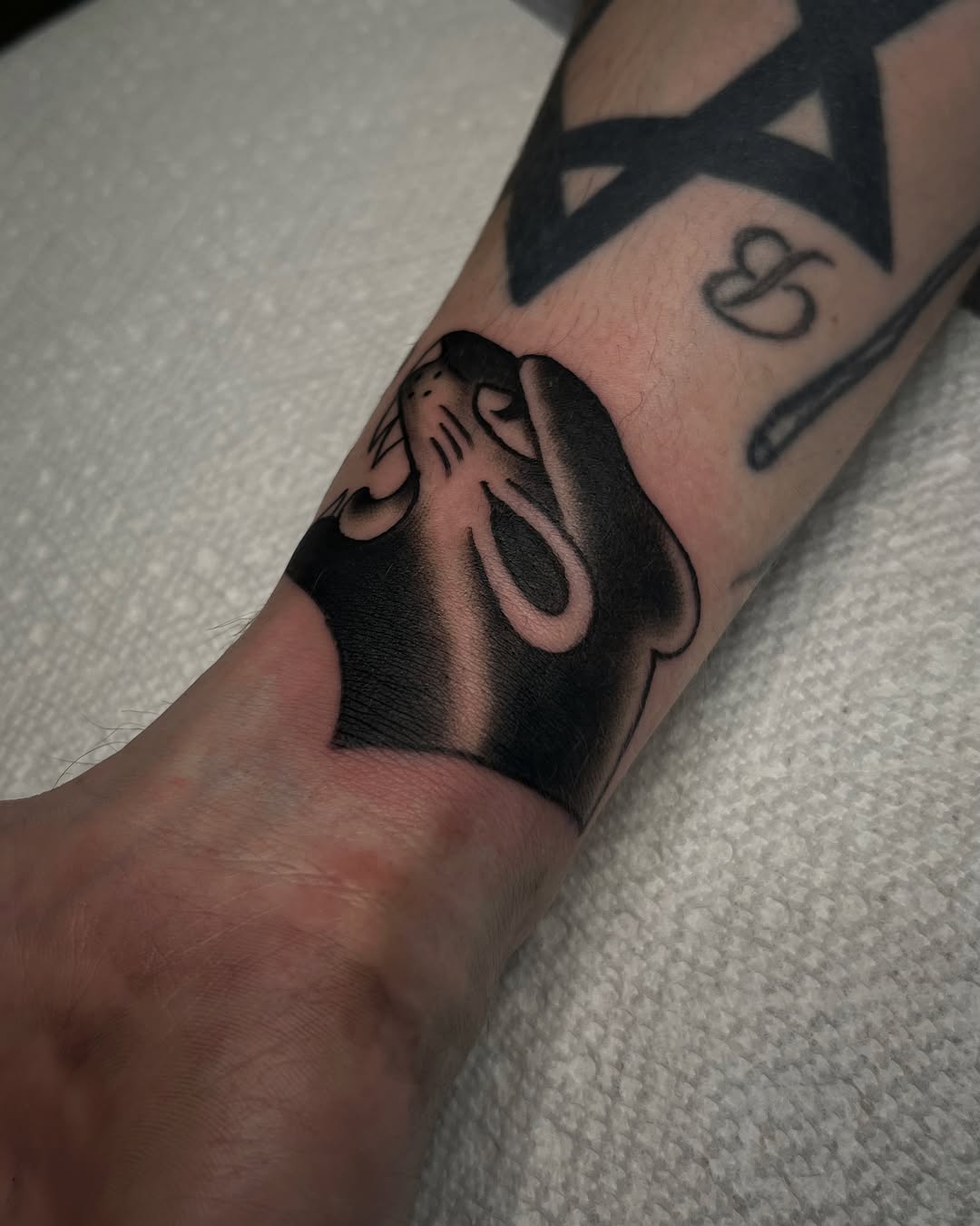 Tattoo by @high.hurdle.tattoo — american_traditional, blackwork