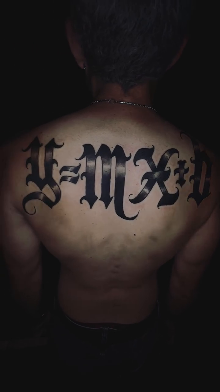 Tattoo by @andrewmontoyatattoo — lettering_script