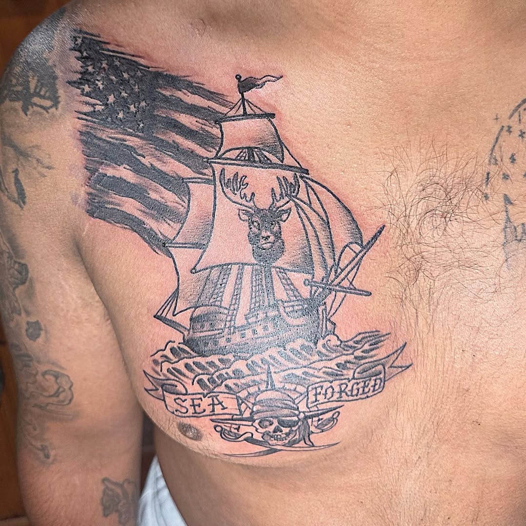 Tattoo by @whoisrusty β american_traditional