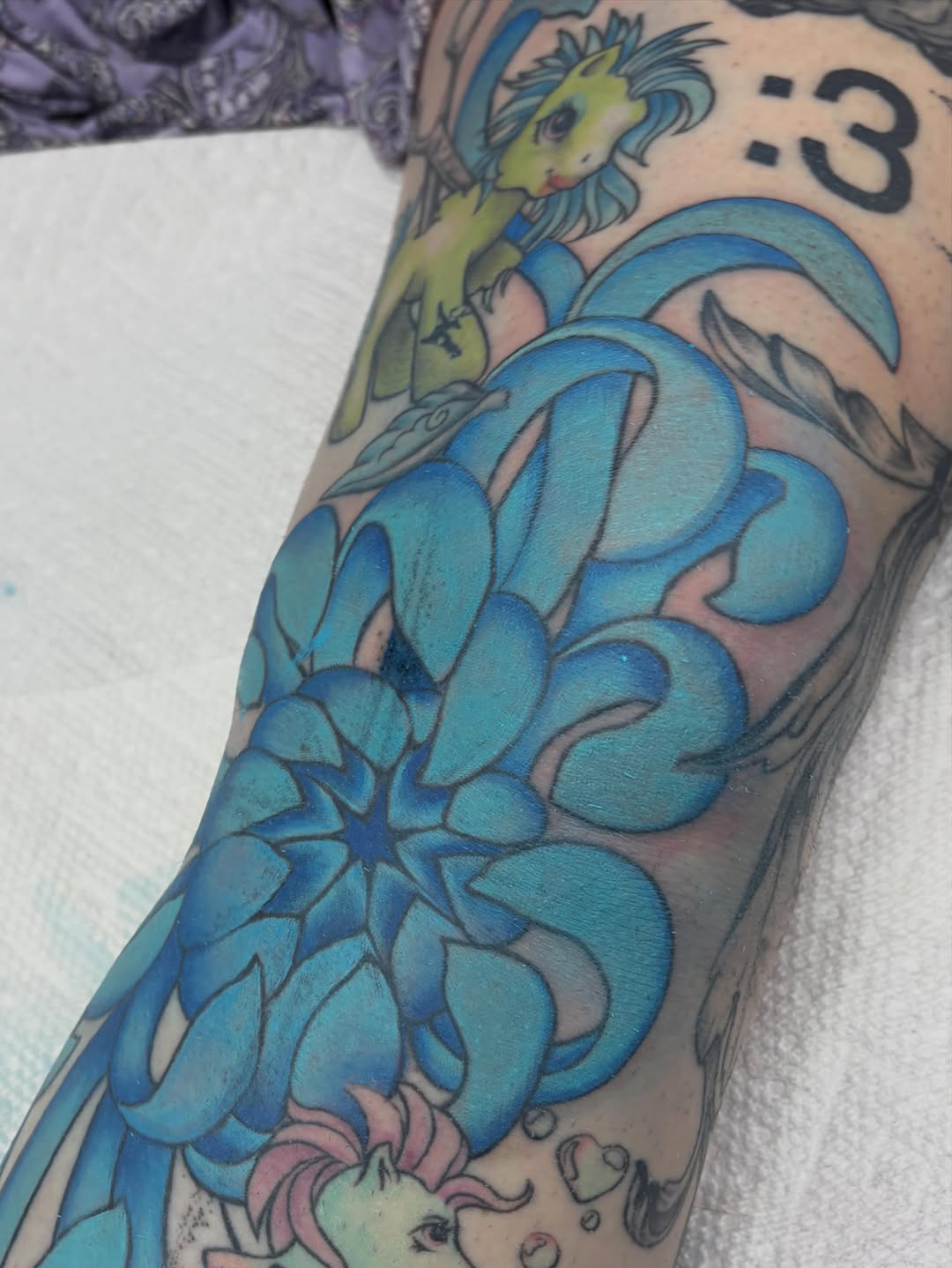 Tattoo by @keybone.tattoo — illustrative, anime